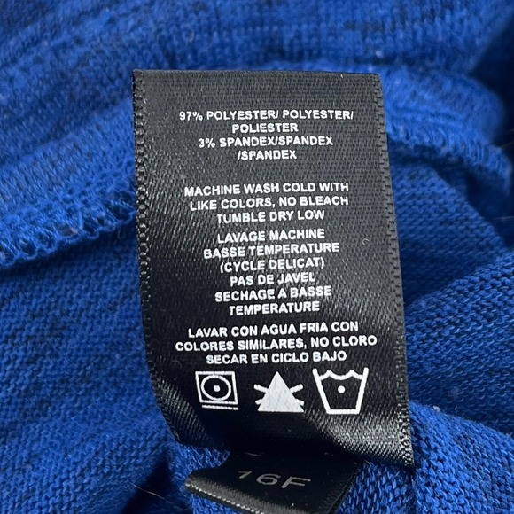 Kuhl Womens Blue Cowl Neck Long Sleeve Pullover Sweater Fleece Size Medium - Picture 10 of 10